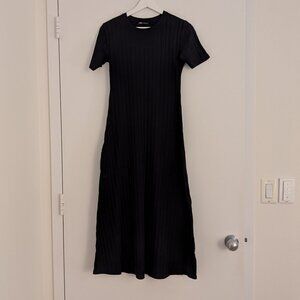 Navy Zara Cotton Dress Size S